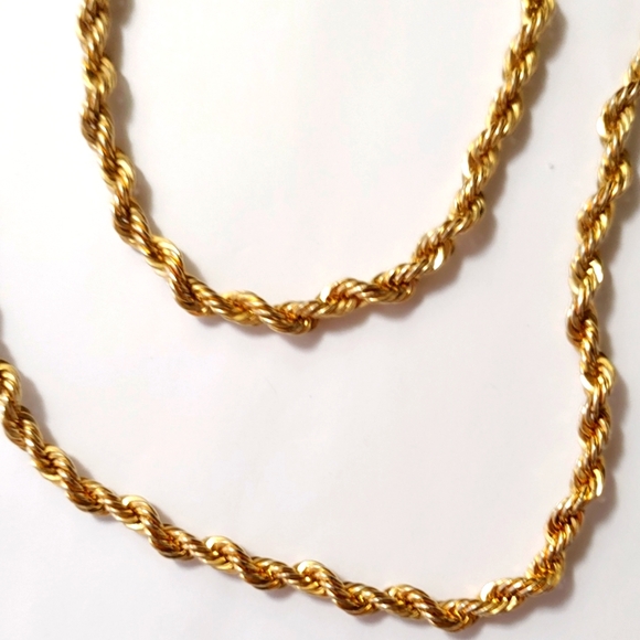 Twisted Rope Chain Necklace - Picture 4 of 4
